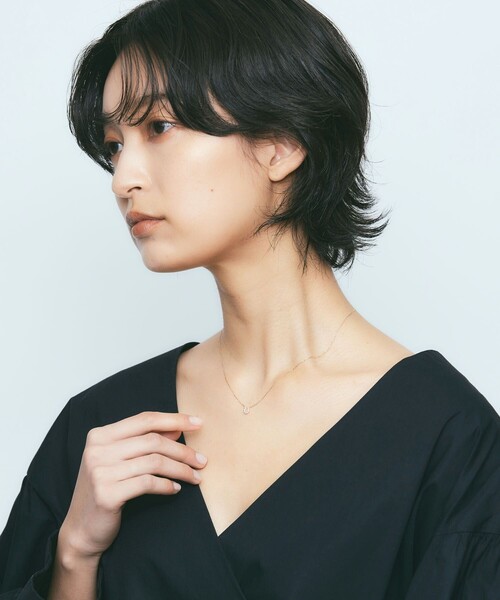 Jouete（ジュエッテ） ネックレス K10YG ダイヤモンド レイヤー ホース