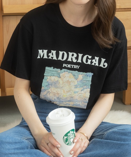 Ada. tシャツ 半袖 イラストプリントTシャツ レディース : ZOZOTOWN