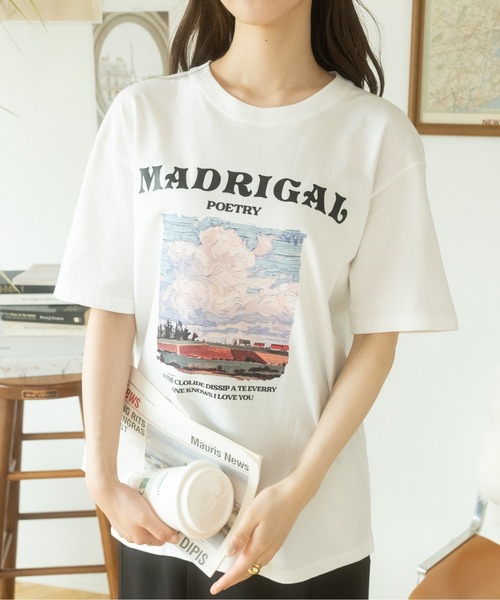 Ada. tシャツ 半袖 イラストプリントTシャツ レディース : ZOZOTOWN