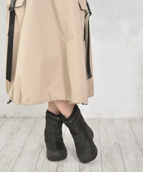 moz（モズ） ブーツ 防水・防滑(スパイク付き) ダウンスノーブーツ