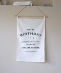 ベビー HAPPY BIRTHDAYファブリッ...の詳細画像1
