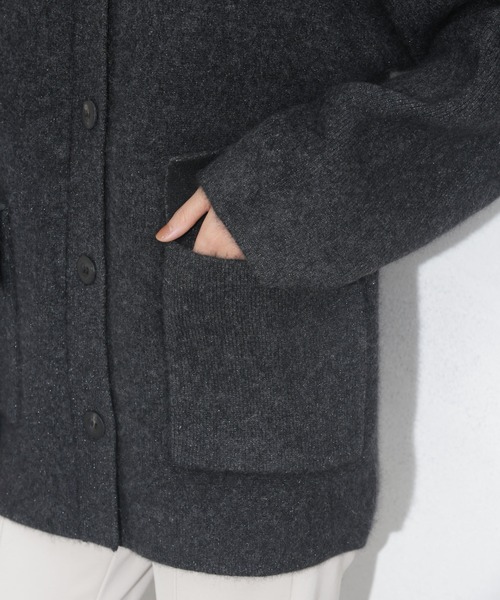 CASA FLINE カーディガン casa fline/ラクーンミックス