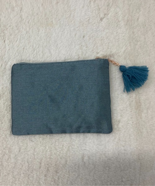 MILLION CARATS ポーチ 「artipur COTTAGE」 花柄の糸刺繍と