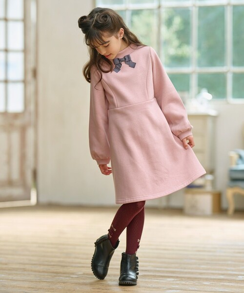 組曲（KUMIKYOKU） ワンピース 「110-140cm」リボンタイ ワンピース