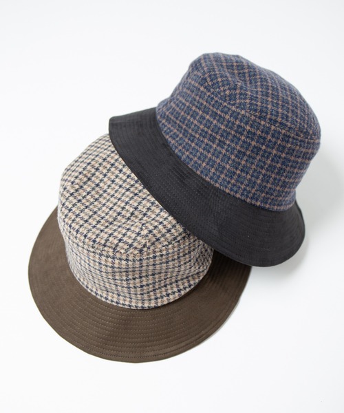 RACAL（ラカル） 帽子 ハット British Glen Check Bucket Hat