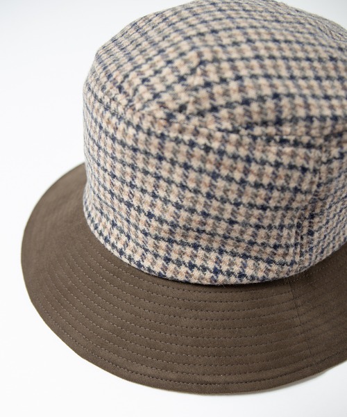 RACAL（ラカル） 帽子 ハット British Glen Check Bucket Hat