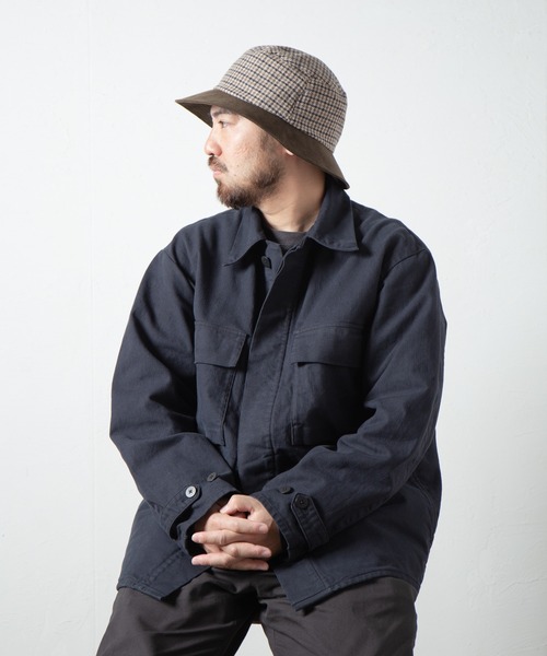 RACAL（ラカル） 帽子 ハット British Glen Check Bucket Hat