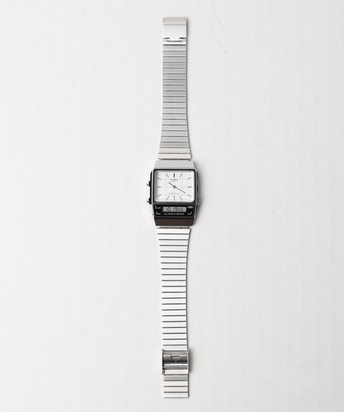 CASIO（カシオ） 腕時計 レトロ アナデジ メタル メンズ レディース