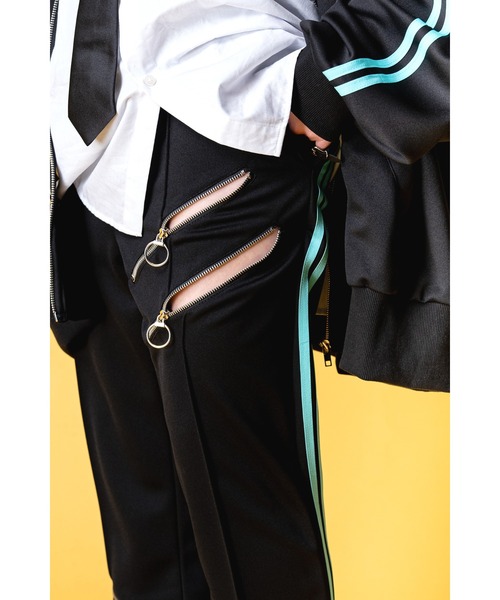 ankoROCK パンツ スパンキーリングジップカルチャージャージ メンズ