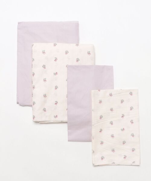 ベッド 寝具 「 ammy. / エイミードット 」 花柄 カバー 枕カバー 4点