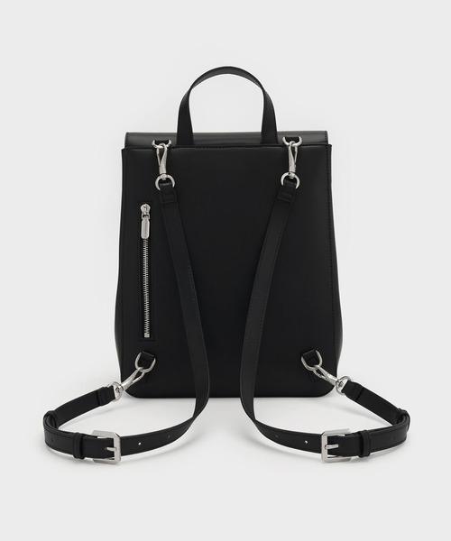 CHARLES ＆ KEITH（チャールズ&キース） デイバック リュック フロント