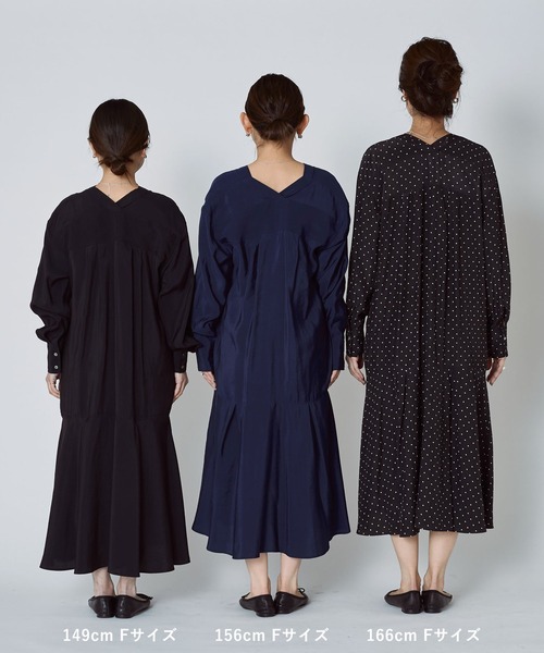 BEARDSLEY ワンピース カラーレスシャツワンピース : ZOZOTOWN