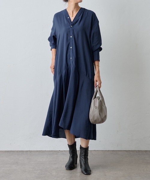 BEARDSLEY（ビアズリー） ワンピース 「LIVETART」カラーレスシャツ