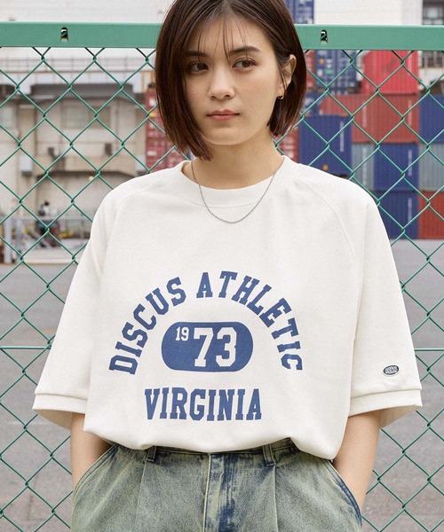 DISCUS ATHLETIC アメリカ製クルーネックスウェット DISCUS ATHLETIC トレーナー スウェット ATHLETIC/ディスカス