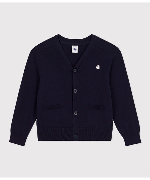 PETIT BATEAU（プチバトー） カーディガン コットンニットカーディガン 