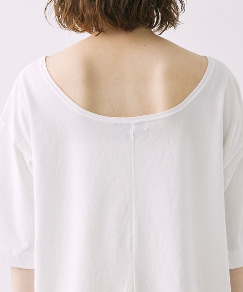 BABYLONE tシャツ 天竺バックオープンTシャツ レディース