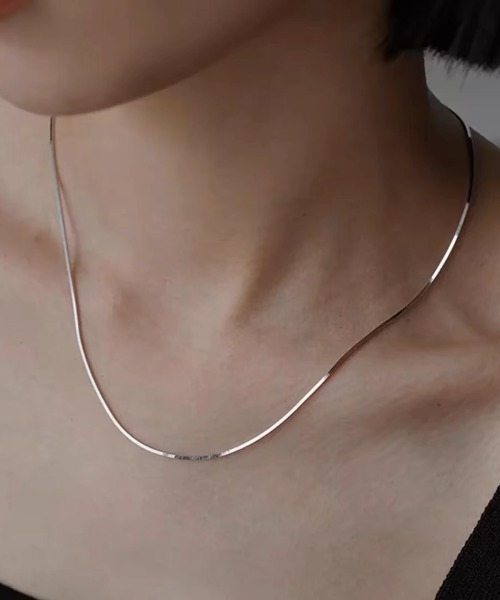 ネックレス シンプルチェーンネックレス レディース メンズ : ZOZOTOWN