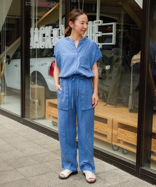 CHIGNON（シニヨン） ブラウス シャツ ウォッシュフレンチスリーブ 