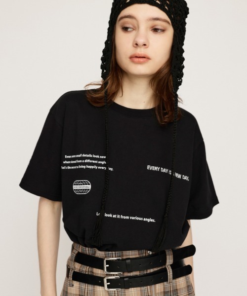 SLY tシャツ RANDOM LOGO PRINT T/SH ランダム ロゴ プリント T