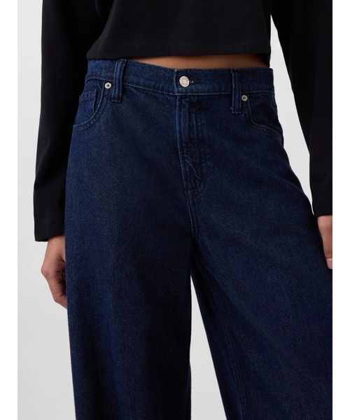 GAP（ギャップ） ワイドパンツ ジーンズ デニム デニムパンツ ミッド