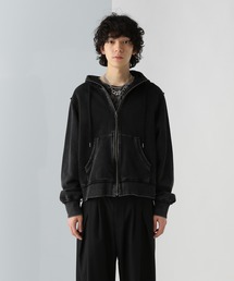 ハレ　ピグメントジップショートパーカー HARE｜ピグメントジップショートパーカー | Rakuten Fashion