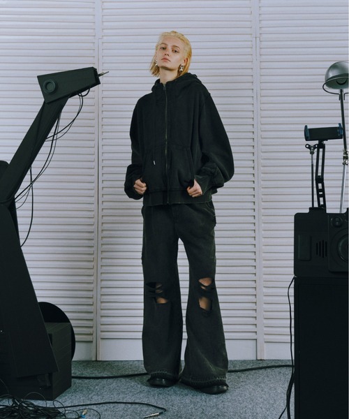 HARE パーカー 「SET UP対応 UNDERGROUND MODE」ピグメントZIP