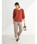 tシャツ 袖表面ドッキングカットプルオーバー ...の詳細画像2