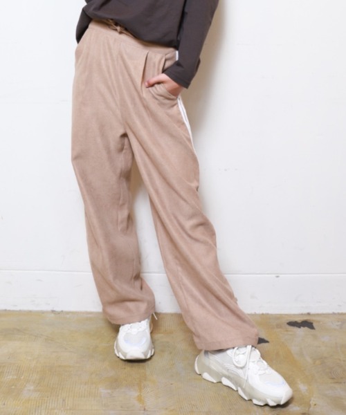 RiCO SUCRE（リコシュクレ） ワイドパンツ パンツ サイドラインワイド