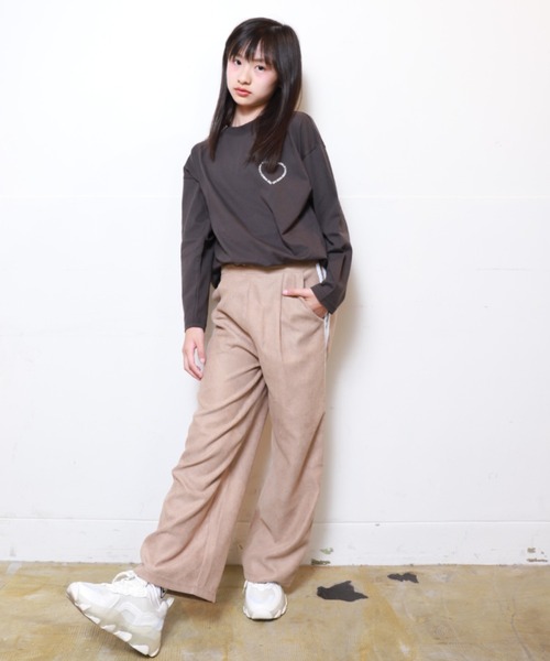 RiCO SUCRE（リコシュクレ） ワイドパンツ パンツ サイドラインワイド