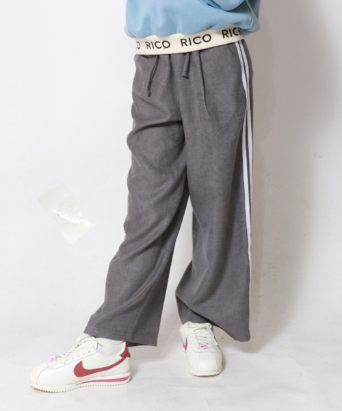 RiCO SUCRE（リコシュクレ） ワイドパンツ パンツ サイドラインワイド