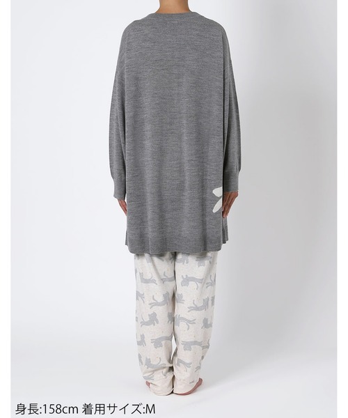 【ツモリチサト】 カーディガン 長袖 ルームウェア　裏起毛 tsumori chisato SLEEP ルームウェア 部屋着 ルームウェア