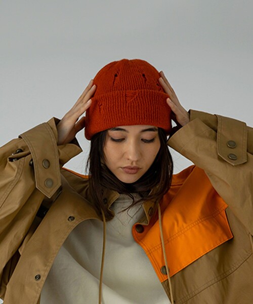 ニット帽 ニットキャップ BROKEN WHOOL.G WT レディース メンズ | FREAK'S STORE
