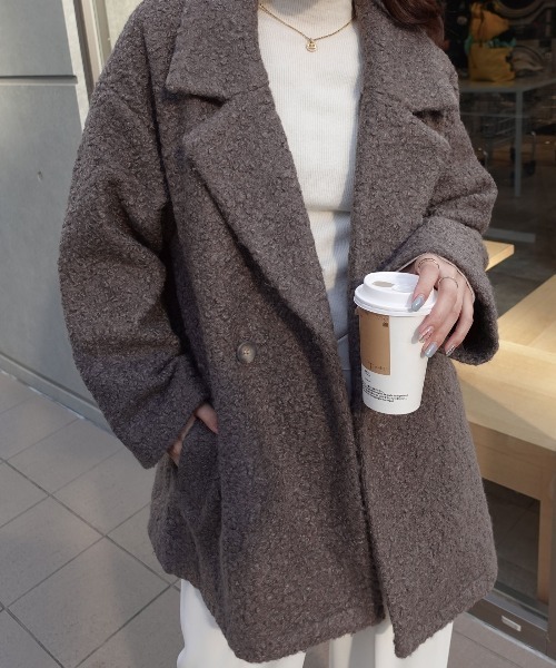 シャギーテーラードコート FRAMeWORK（フレームワーク）の「モヘヤシャギーテーラードコート