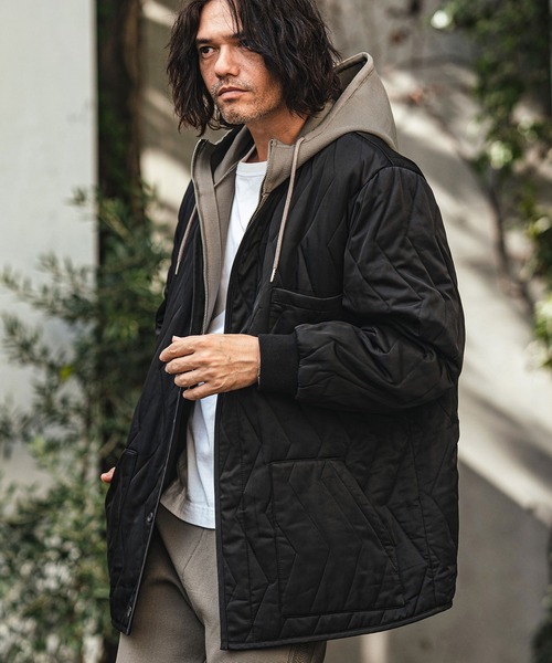 ジャケット・アウター ounce normal button jacket CAMBIO（カンビオ） コート ジャケット mj10381- Zigzag Quilt Full