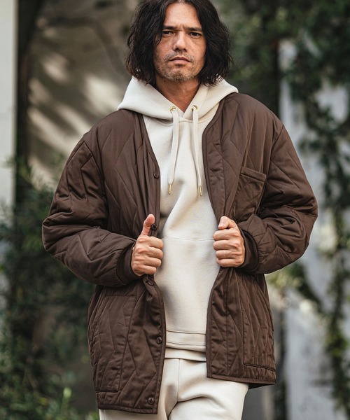 ジャケット・アウター ounce normal button jacket CAMBIO（カンビオ） コート ジャケット mj10381- Zigzag Quilt Full