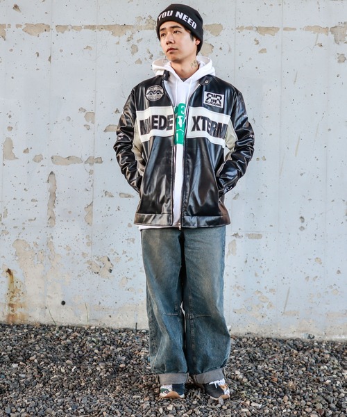 Bling Leads ブルゾン アウター Z)「BLINGLEADS」ABM21676 LOGO