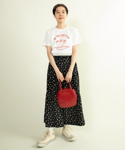 売れ筋商品|||CHILD WOMAN チャイルドウーマン  16/-天竺 サーフクラブプリントTシャツ CHILD WOMAN チャイルドウーマン 16/-天竺 サーフクラブプリント