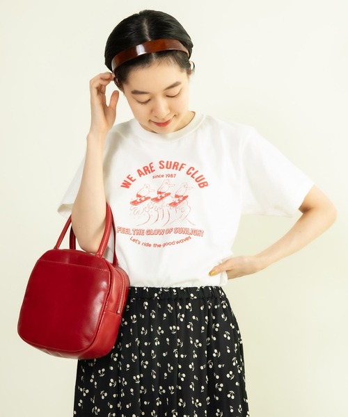 CHILD WOMAN tシャツ 16/-天竺 サーフクラブプリントTシャツ