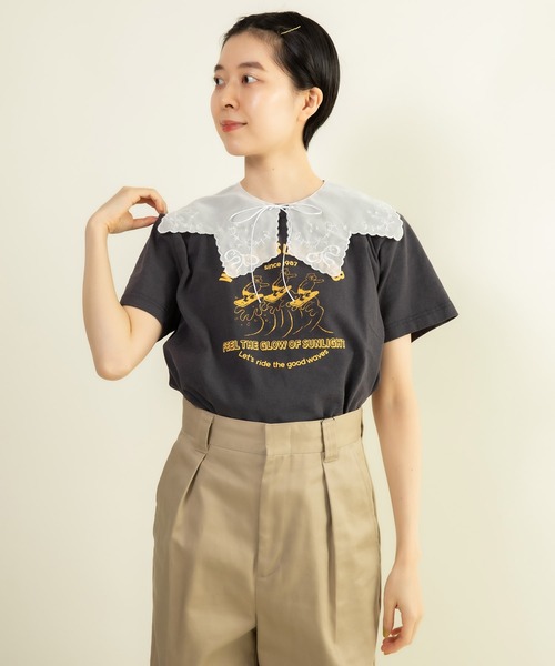 売れ筋商品|||CHILD WOMAN チャイルドウーマン  16/-天竺 サーフクラブプリントTシャツ セール】16/-天竺 サーフクラブプリントTシャツ（Tシャツ