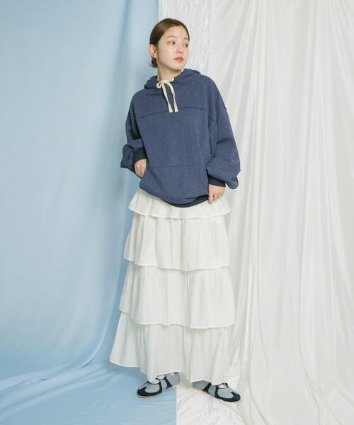 KBF（ケービーエフ） ロング スカート ティアードスカート : ZOZOTOWN