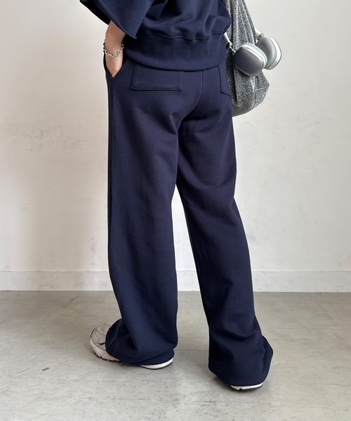 PICHI スウェットパンツ ジャージ セルフカットロングスウェットパンツ