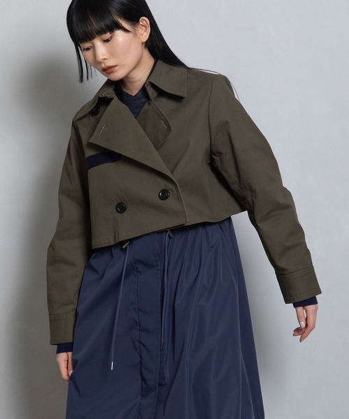 MARECHAL TERRE ステンカラーコート コート モッズトレンチ