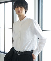 シャツ イージーケアオックス/バンドカラーシャツ/147191 メンズ｜ZOZOTOWN Yahoo!店