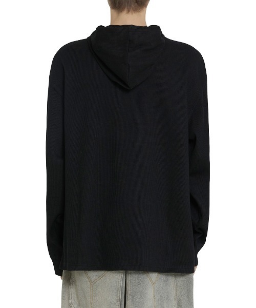 tシャツ 「OY/オーワイ」 KNIT HOODED LONG SLEEVE/ニットフード長袖カットソー レディース メンズ OY tシャツ 「OY/オーワイ」 KNIT HOODED LONG SLEEVE/ニット
