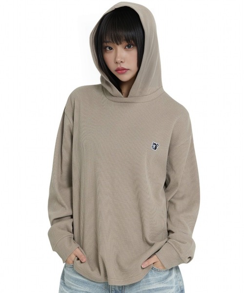 tシャツ 「OY/オーワイ」 KNIT HOODED LONG SLEEVE/ニットフード長袖カットソー レディース メンズ OY tシャツ 「OY/オーワイ」 KNIT HOODED LONG SLEEVE/ニット