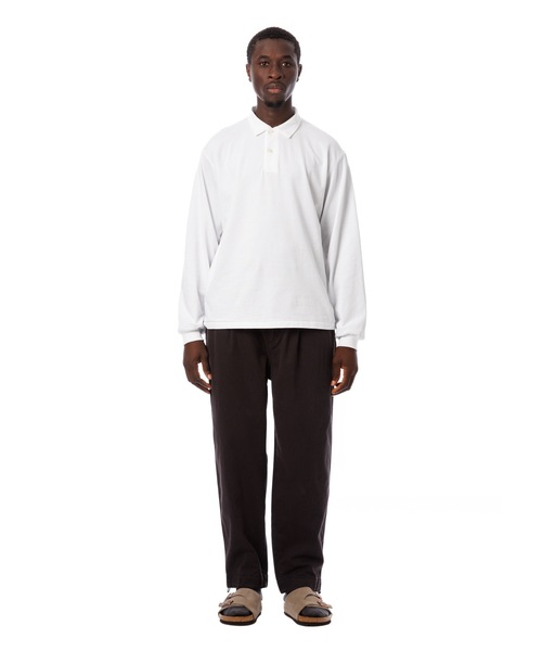 70’SLacoste レア品三共生興物長袖ポロシャツ ホワイト4号 70'SLacoste 三共生興物長袖ポロシャツ ホワイト4号