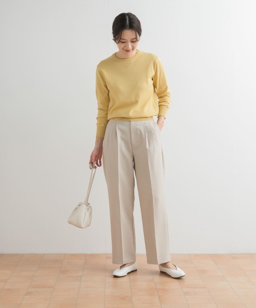 URBAN RESEARCH DOORS パンツ 2タックストレートパンツ