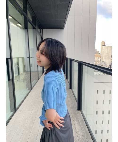 PUBLIC TOKYO 「PUBLIC TOKYO」 ニットカーディガン FREE ブルー