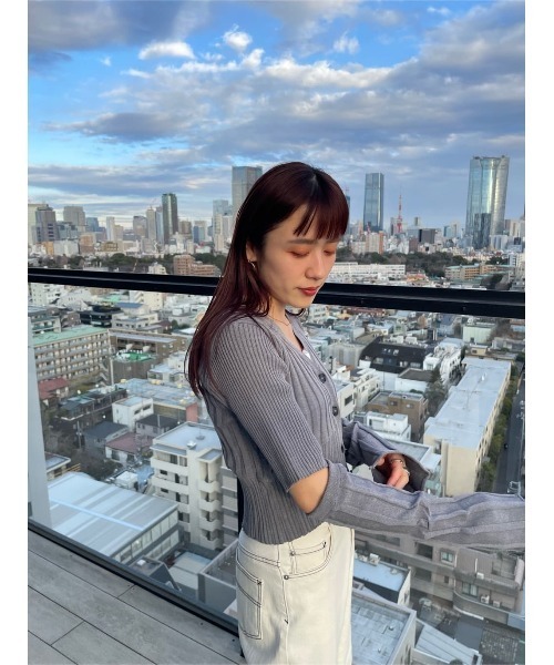 PUBLIC TOKYO 「PUBLIC TOKYO」 ニットカーディガン FREE ブルー