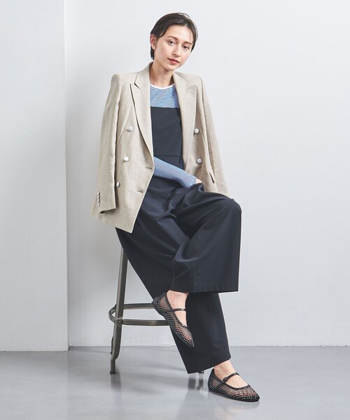 UNITED ARROWS ジャケット テーラードジャケット リネン